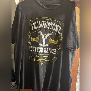 Yellowstone Dutton Ranch Black T-Shirt